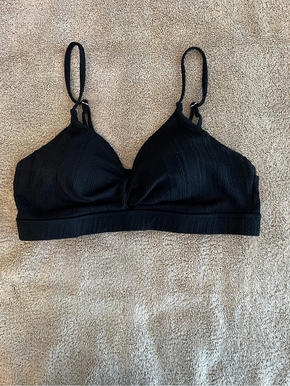 Black Swim Top